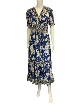 Polo Ralph Lauren Floral Print Midi Length Dress Size: S